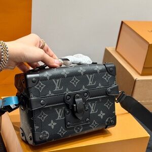Louis Vuitton Black Monogram Trunk Bag